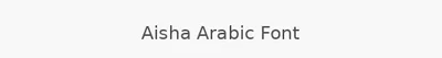 Aisha Arabic Font
