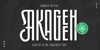 Akageeh Font
