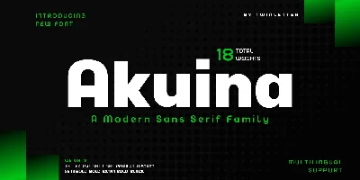 Akuina Font