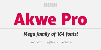 Akwe Pro Font