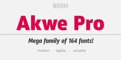 Akwe Pro Font