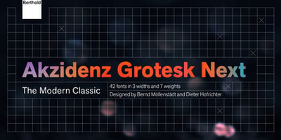 Akzidenz-Grotesk Next Font
