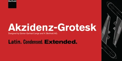 Akzidenz-Grotesk Font