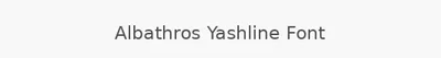 Albathros Yashline Font