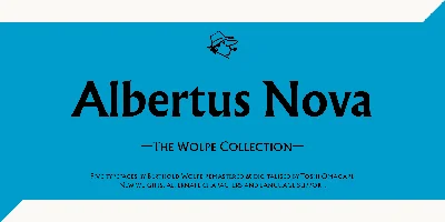 Albertus Nova Font