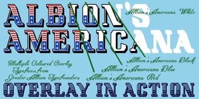 Albion's Americana Font