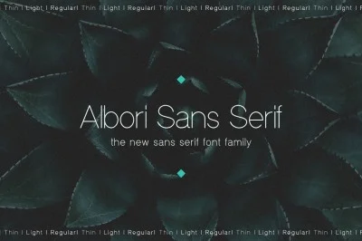 Albori Sans Serif Font