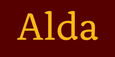 Alda Font