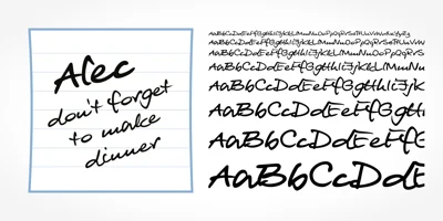 Alec Handwriting Font