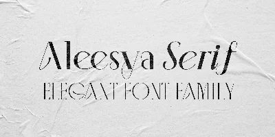 Aleesya Serif Font