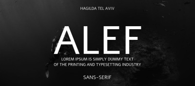Alef Font Family Alef Font Family