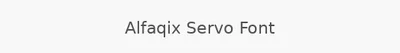 Alfaqix Servo Font