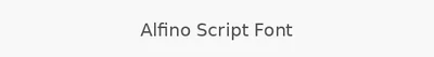 Alfino Script Font