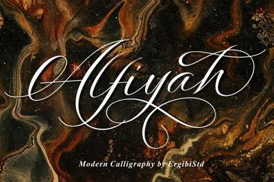 Alfiyah - Modern Calligraphy Font