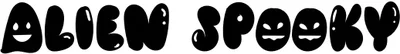 Alien Spooky Font