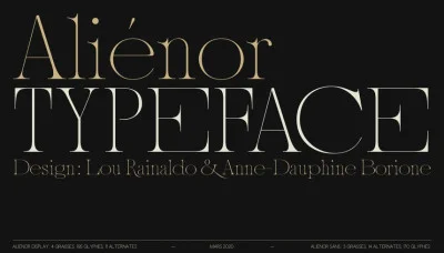 Alienor Display Font