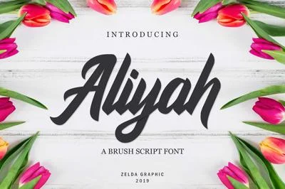 Aliyah script font