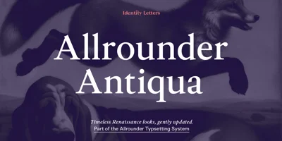 Allrounder Antiqua Font