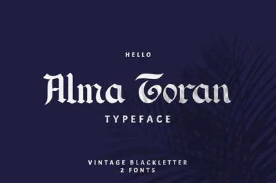 Alma Toran Typeface
