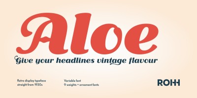 Aloe Font