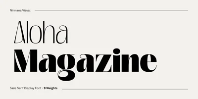 Aloha Magazine Font