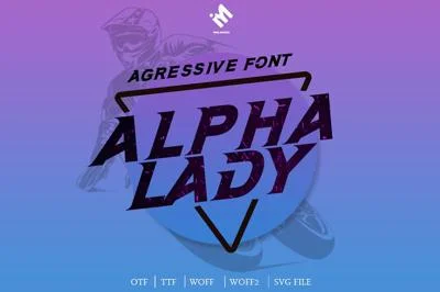 Alpha lady Font
