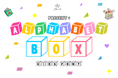 Alphabet Box -Playful Geometric Font