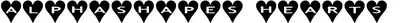 Alphashapes Hearts Font