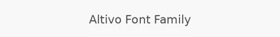Altivo Font Family
