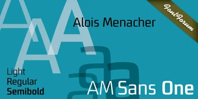 AM Sans One Font