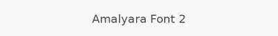 Amalyara Font 2