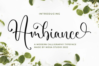 Ambiance - Wedding Font