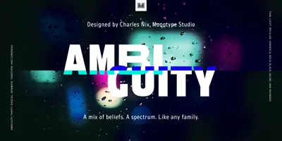Ambiguity Font