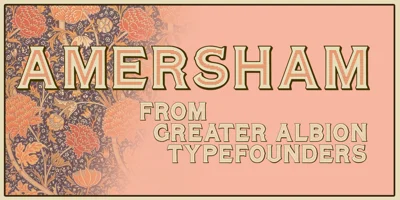 Amersham Font