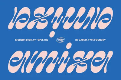 Amiza - Psychedelic Font