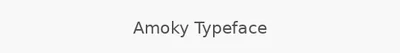 Amoky Typeface