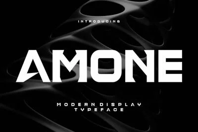 AMONE Modern Display Font