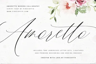 Amoretto | Modern Calligraphy Script Free Download