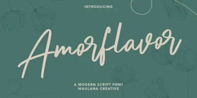 Amorflavor Font