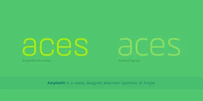 AmpleAlt Font