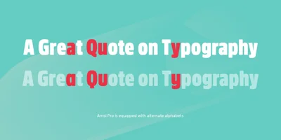 Amsi Pro AKS Font