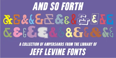 And So Forth JNL Font