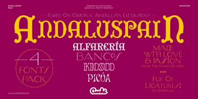 Andaluspain Pack 2 Font