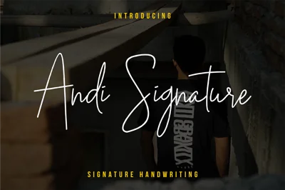 Andi Signature Font