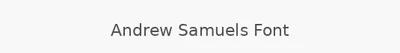 Andrew Samuels Font
