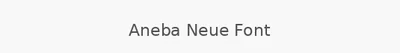 Aneba Neue Font