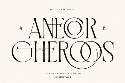 Anecor Gheroos Font