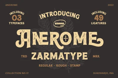 Anerome - Vintage Display Font
