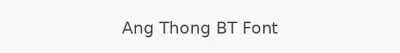 Ang Thong BT Font