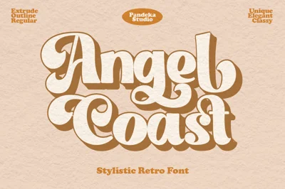 Angel Coast - Retro Modern Font